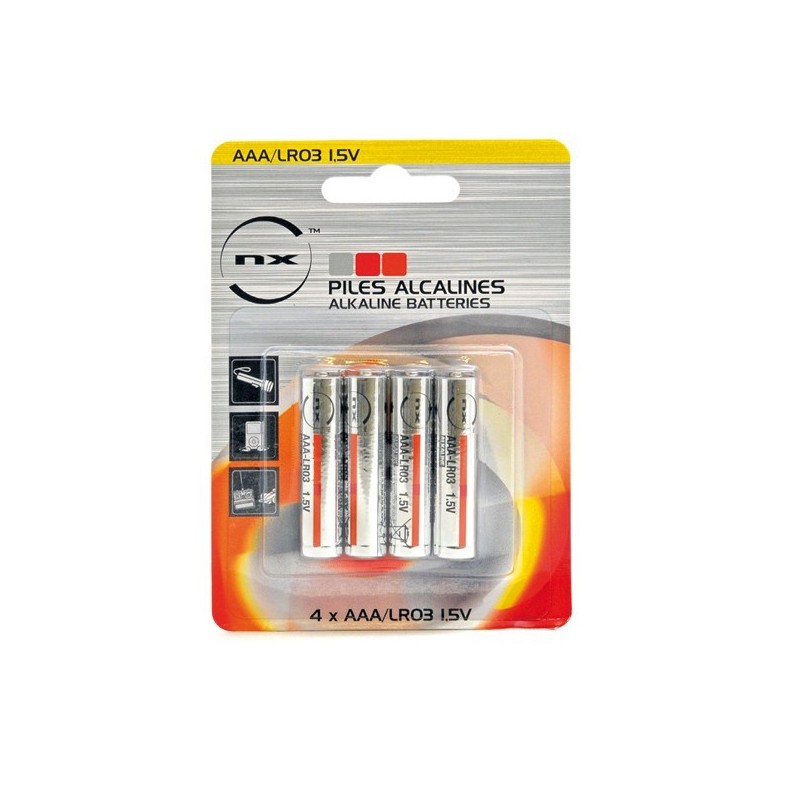 LOT DE 4 PILES AAA LR03 LOT DE 4 PILES AAA LR03