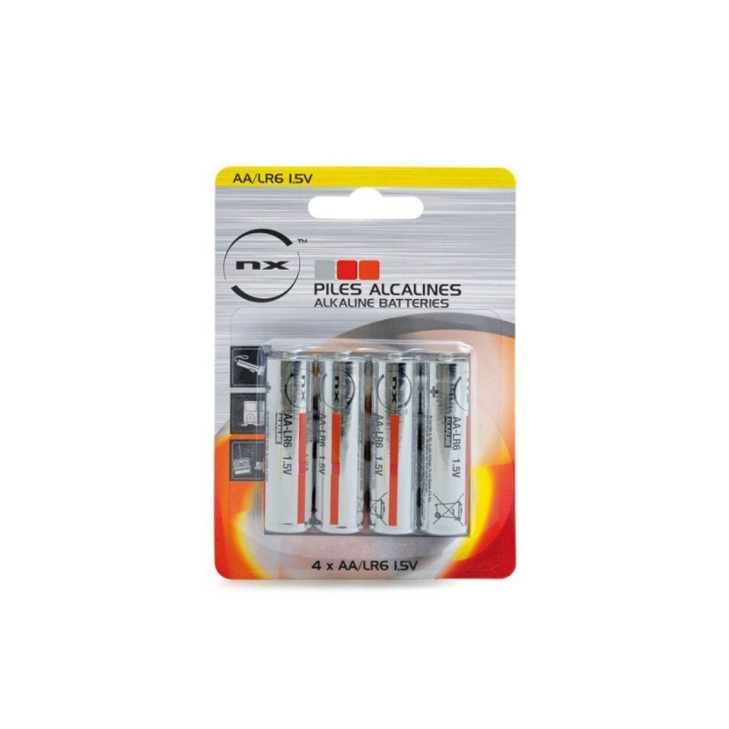 LOT DE 4 PILES AA LR6 LOT DE 4 PILES AA LR6