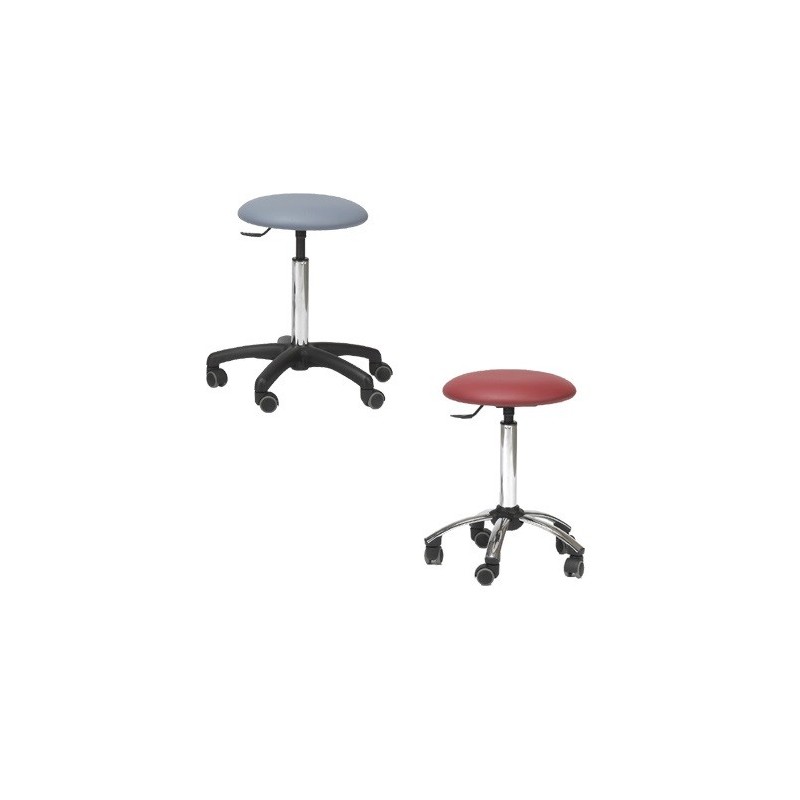 TABOURET TELESCOPIQUE SUR ROULETTES
