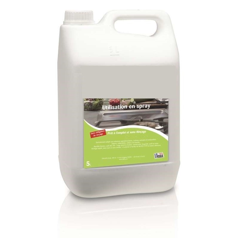 BIDON DE 5L NETTOYANT DESINFECTANT TABLES SURFACES MATERIELS BIDON DE 5L NETTOYANT DESINFECTANT TABLES SURFACES MATERIELS