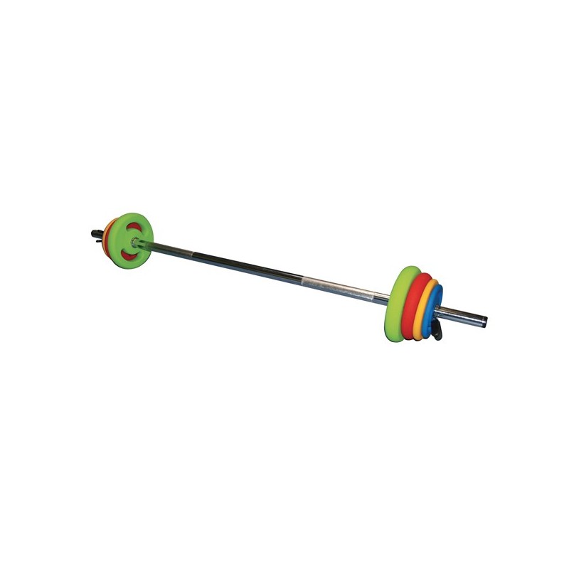 BARRE ACIER AVEC STOP DISQUES