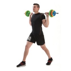 BARRE ACIER AVEC STOP DISQUES