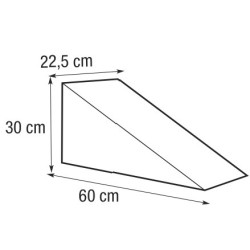 DEMI COUSSIN TRIANGULAIRE