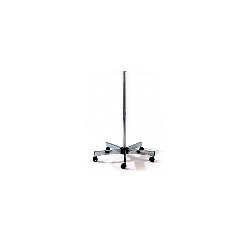 PIED LESTE AVEC TUBE CHROME POUR LAMPE IR 250W OU 2 x 250W