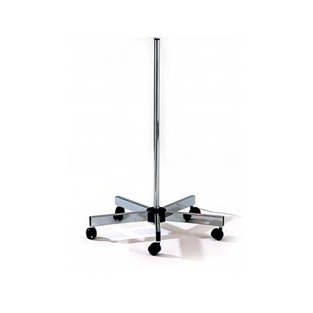 PIED LESTE AVEC TUBE CHROME POUR LAMPE IR 250W OU 2 x 250W