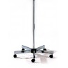 PIED LESTE AVEC TUBE CHROME POUR LAMPE IR 250W OU 2 x 250W