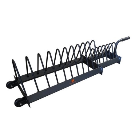 RACK DE RANGEMENT À ROULETTES POUR DISQUES