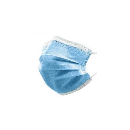 BOITE DE 50 MASQUES MEDICAUX TRES HAUTE FILTRATION ANTIPROJECTIONS TYPE IIR