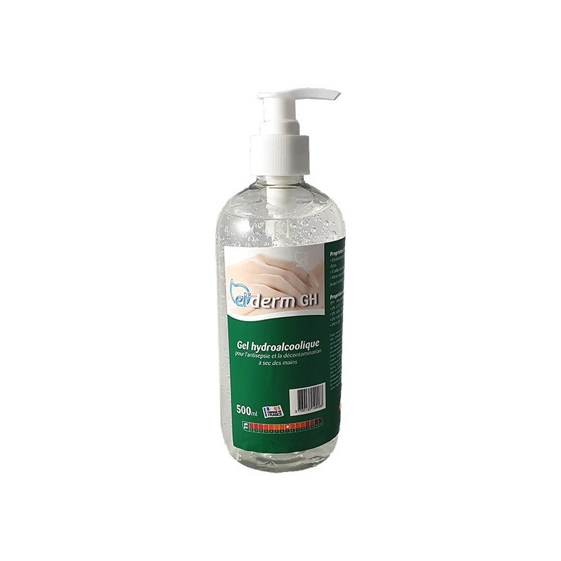 GEL HYDROALCOOLIQUE 500ML FLACON POMPE GEL HYDROALCOOLIQUE 500ML FLACON POMPE