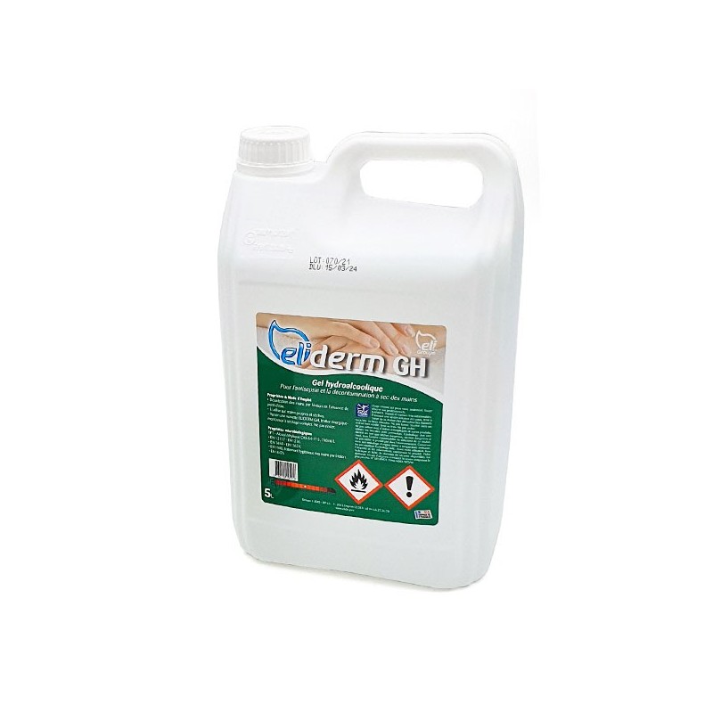 GEL HYDROALCOOLIQUE BIDON DE 5L GEL HYDROALCOOLIQUE BIDON DE 5L
