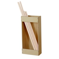 SUPPORT RANGEMENT BOIS BARRES ET BATONS