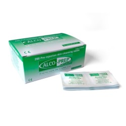 BOITE DE 200 TAMPONS ALCOOL